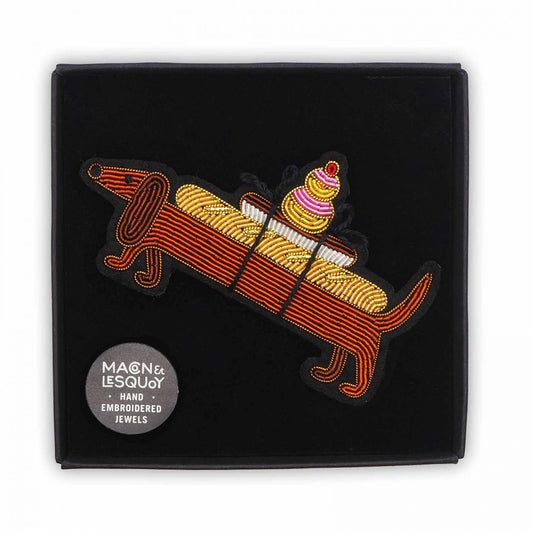 Broche Teckel Gourmand - Macon & Lesquoy