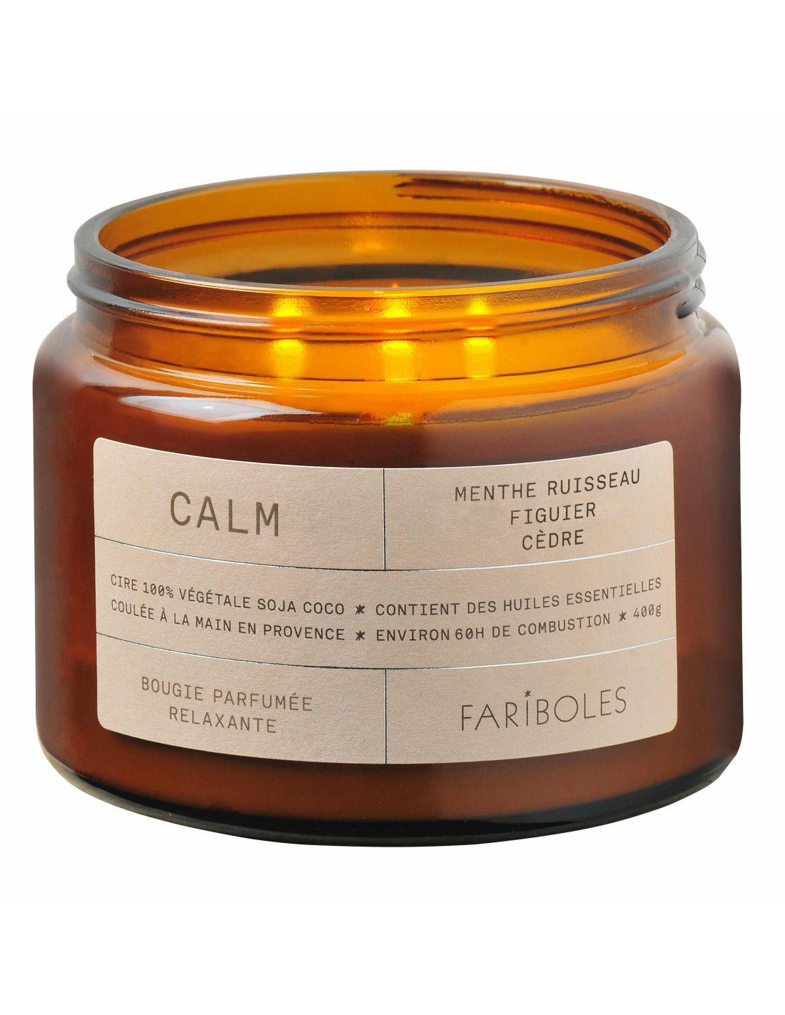Bougie Parfumée CALM - Fariboles - Les Cop's