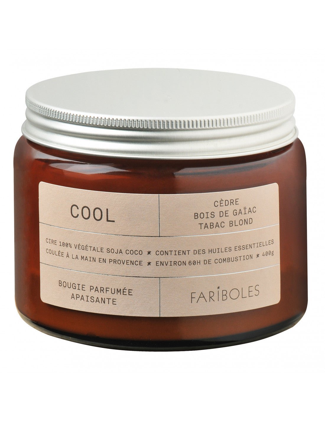 Bougie Parfumée COOL - Fariboles - Les Cop's