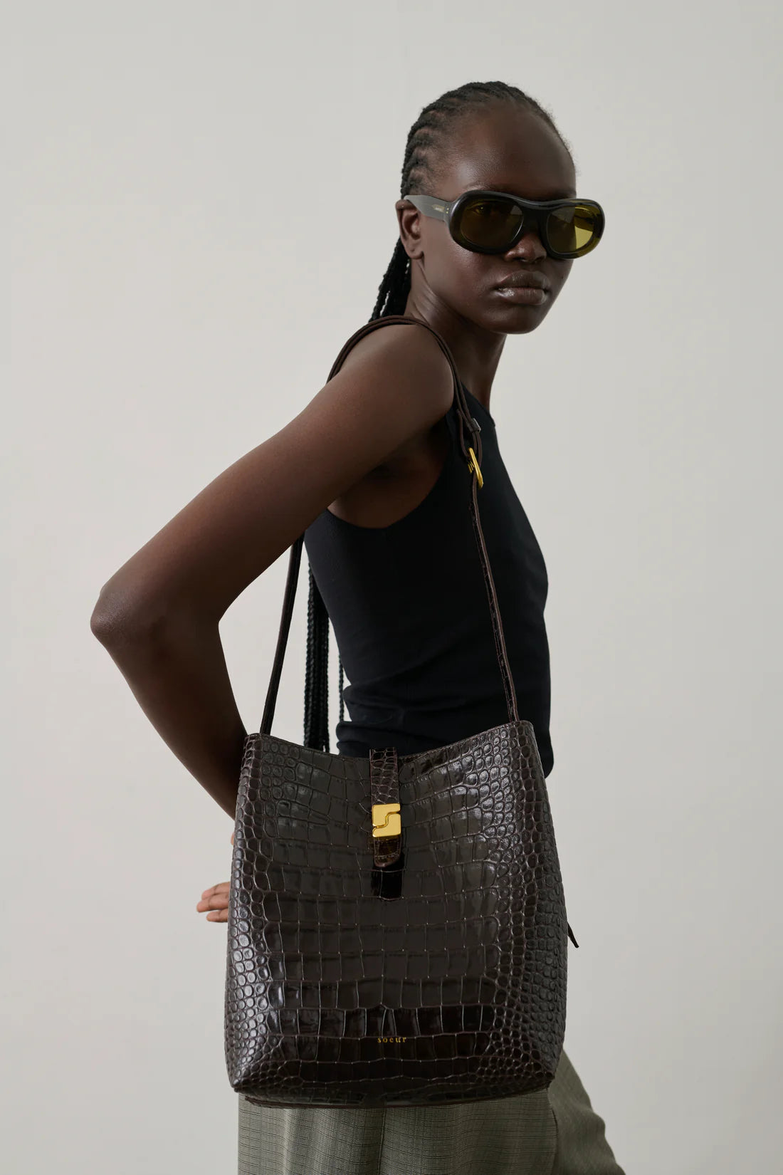 Sac Bello en croûte de cuir - Soeur