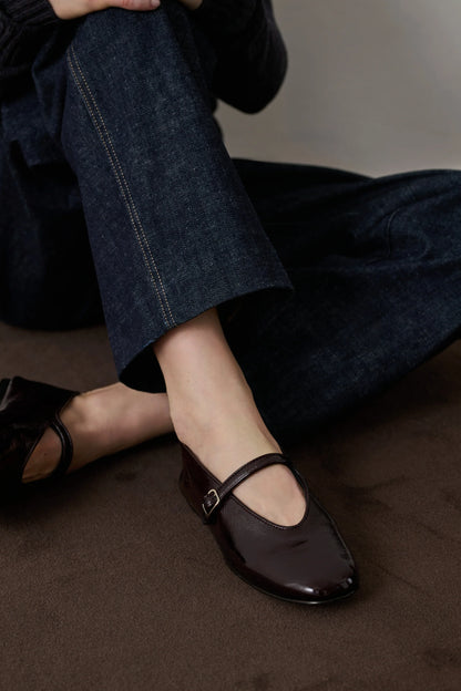 Ballerines Madeline Bordeaux foncé - Soeur