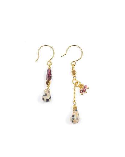 Boucles d'oreilles Diego asymétriques - Murielle Perrotti