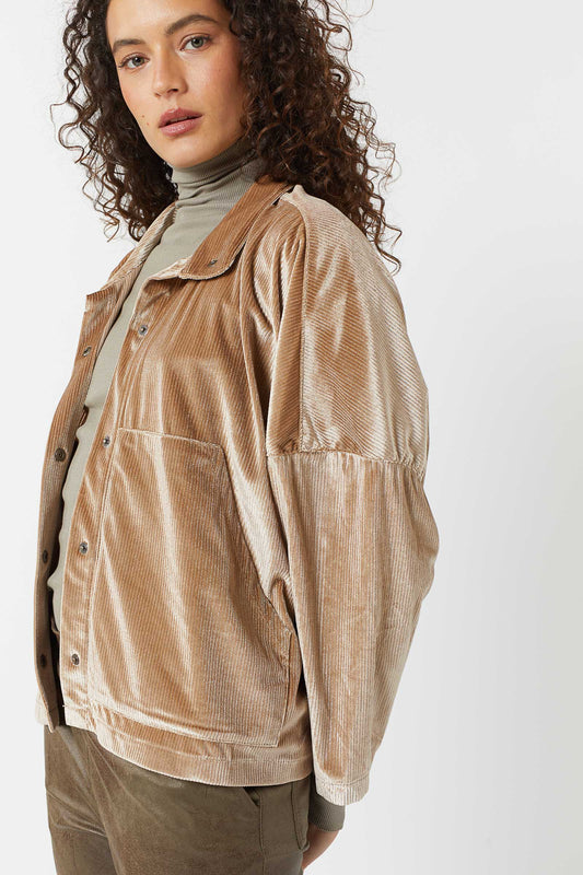 Veste Velours Beigelux - Maevy