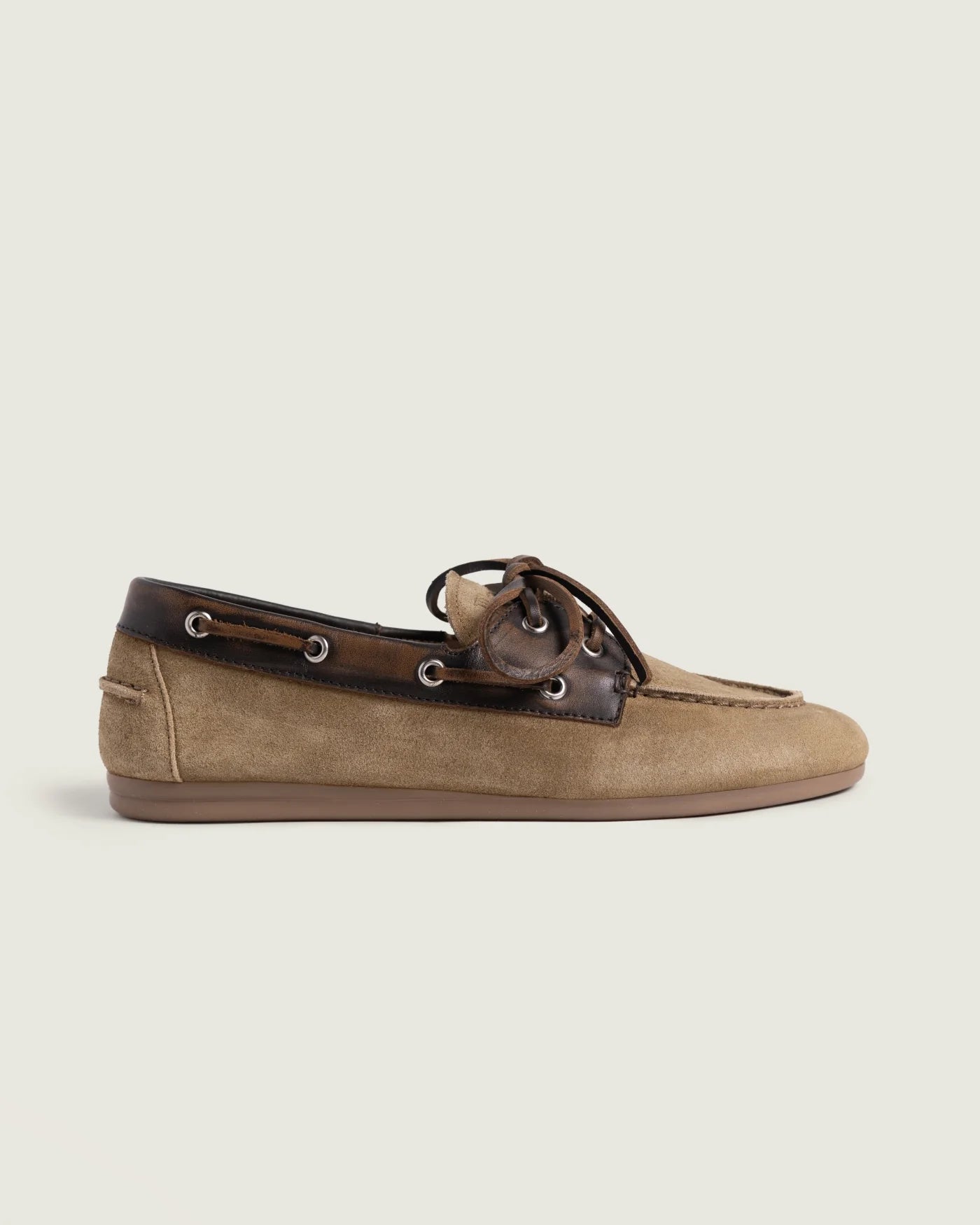 Mocassin Bateau Brossé Suède - Posa