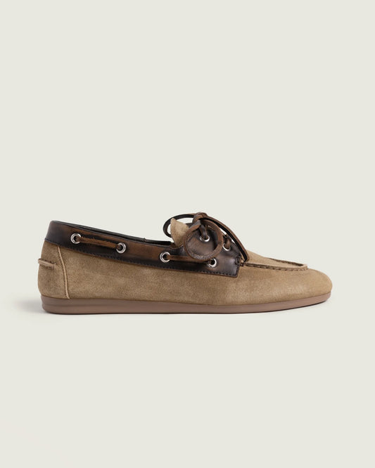 Mocassin Bateau Brossé Suède - Posa