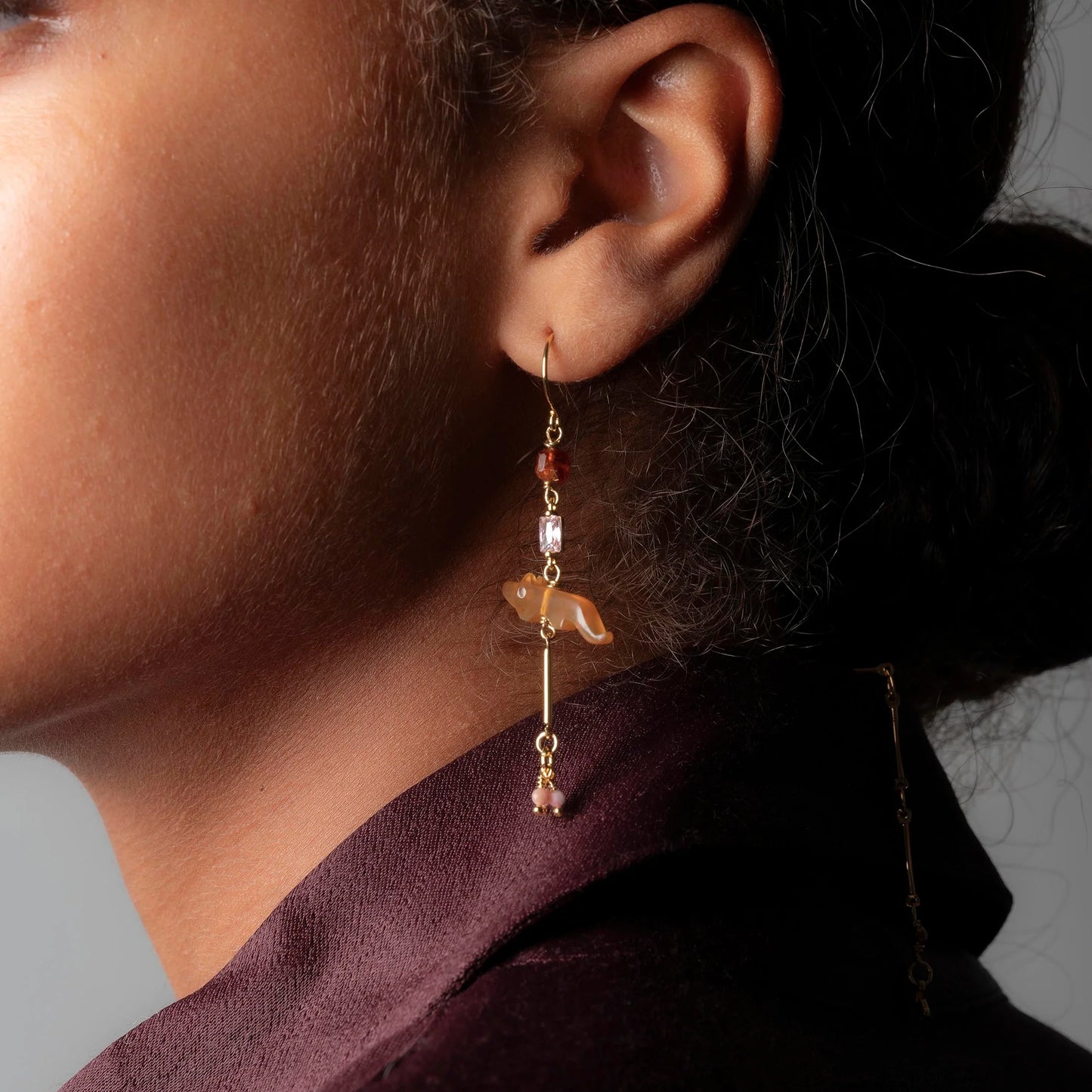 Boucles d'oreilles Kitzu- Murielle Perrotti