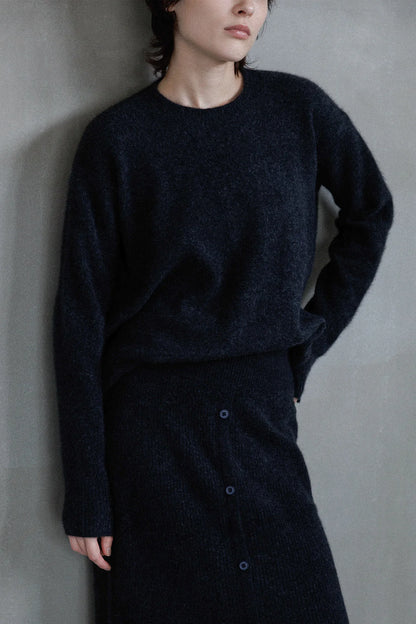 Pull en laine à boutons latéraux - CT Plage