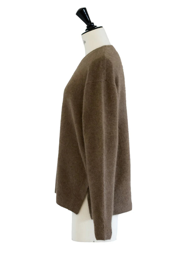 Pull en laine à boutons latéraux - CT Plage