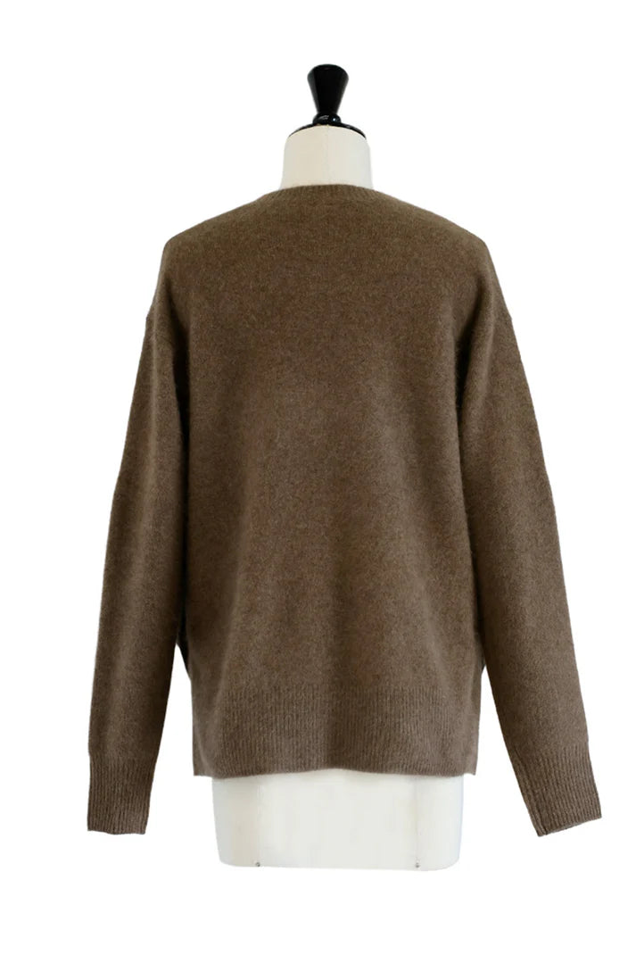 Pull en laine à boutons latéraux - CT Plage