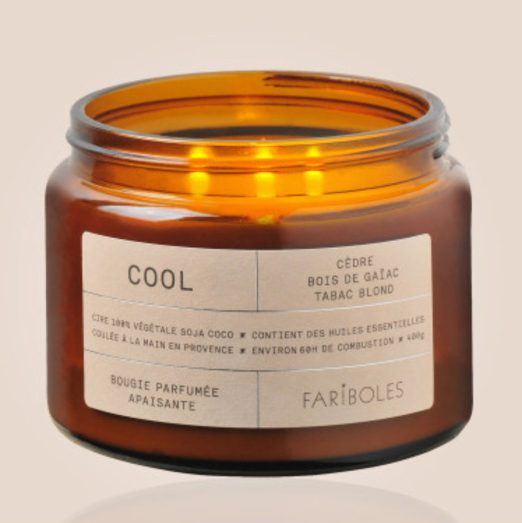 Bougie cool 400g - Fariboles