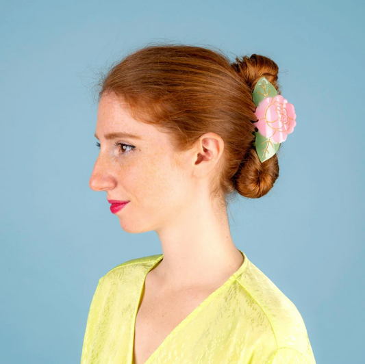 Pince à cheveux Pivoine - Coucou Suzette
