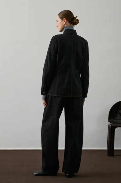 Jean Gaspard Denim Brut Noir - Soeur
