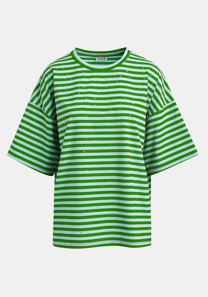 Joste Striped T-Shirt Strass - Essentiel Antwerp