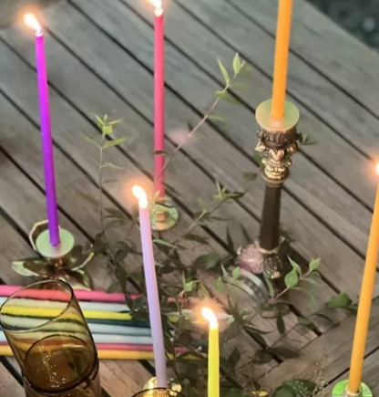 Deux porte-cierges pour bougies fines - Maison Pachavy