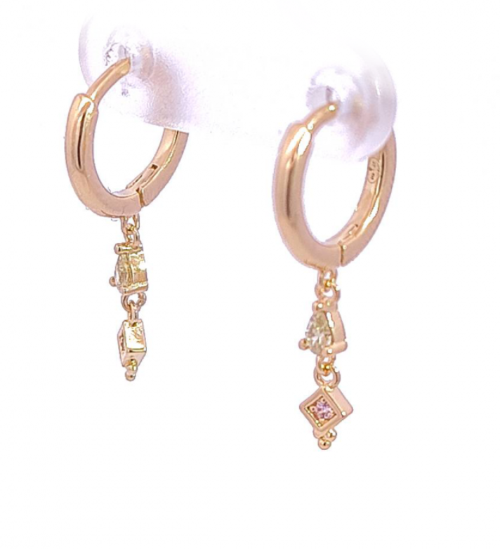 Boucles d'oreilles N°1600 - Rose Marie