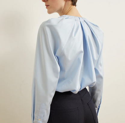 Blouse Tom bleu - Laurence Bras