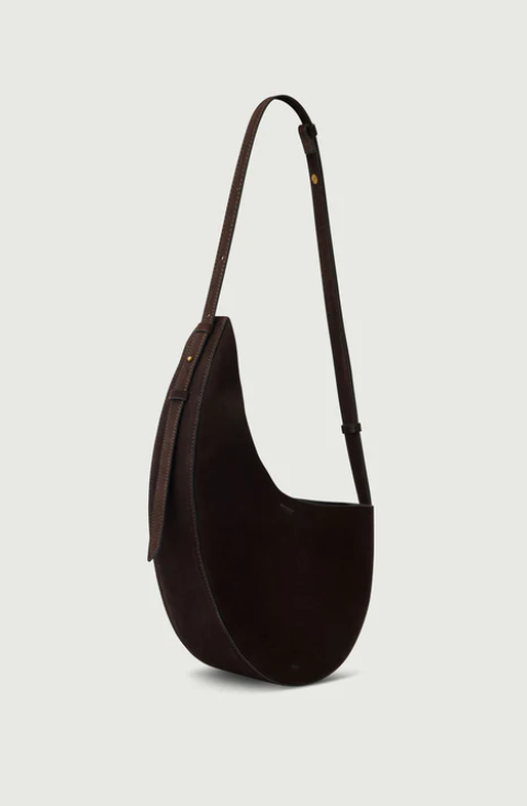 Sac Winona Marron Foncé en Croûte - Soeur