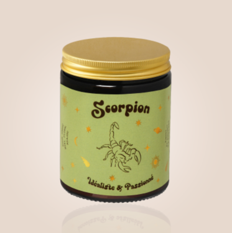 Bougie astro scorpion - Fariboles