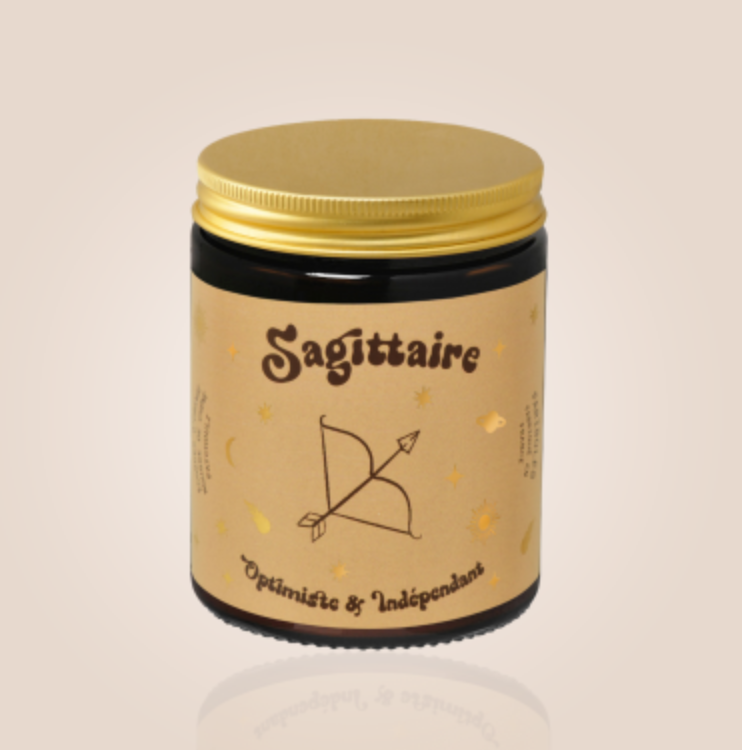 Bougie astro sagittaire - Fariboles