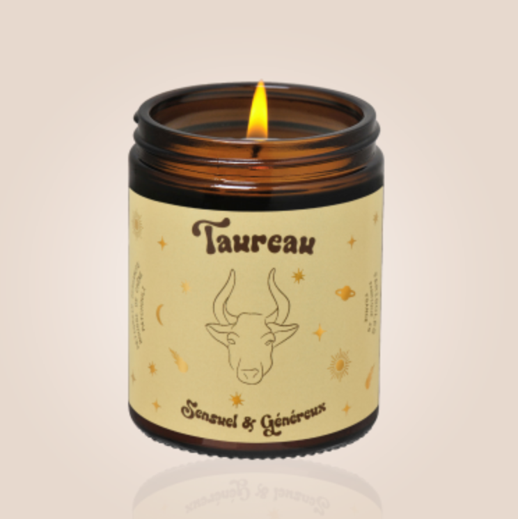 Bougie astro taureau - Fariboles