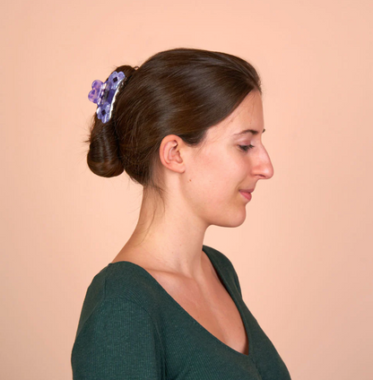 Pince à cheveux bouquet de Pensées - Coucou Suzette