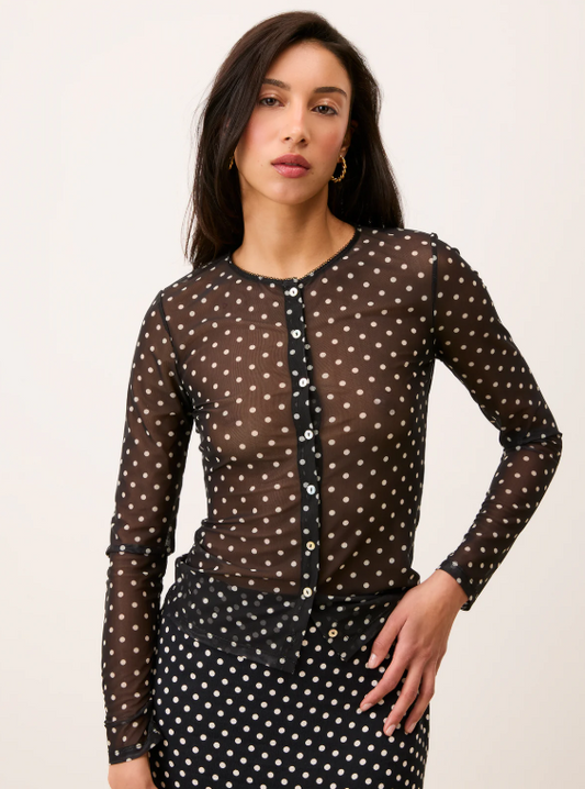 Top Barcley Pois - Rouje