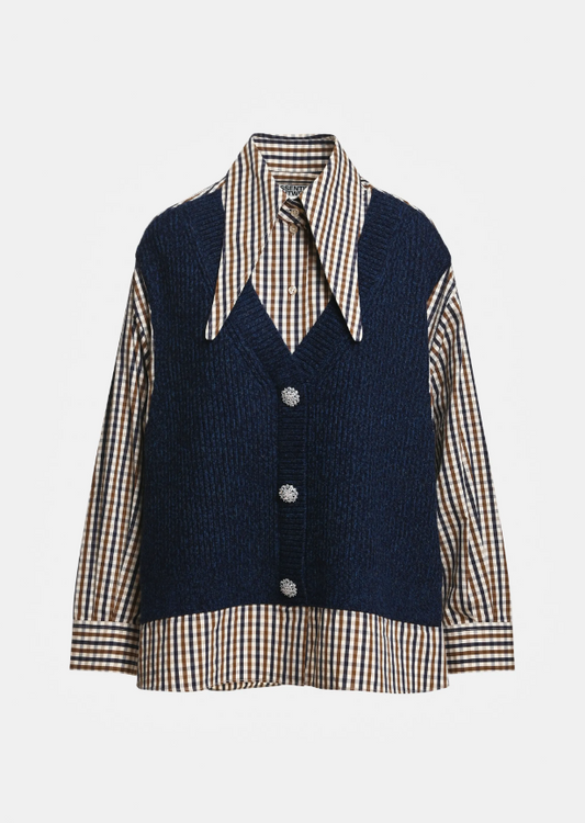 Chemise avec gilet superposé Kute - Essentiel Antwerp
