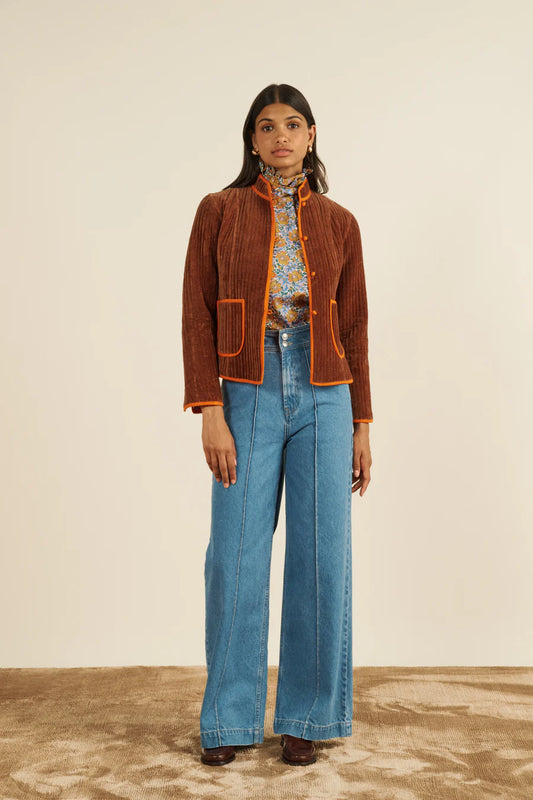 Veste Fittonia Marron - Maria de la Orden