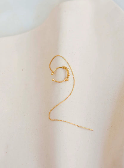 Ear Cuff Arabesques Chaine - Judith Benita