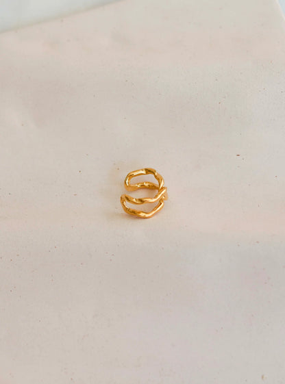 Ear Cuff Horizon Double - Judith Benita