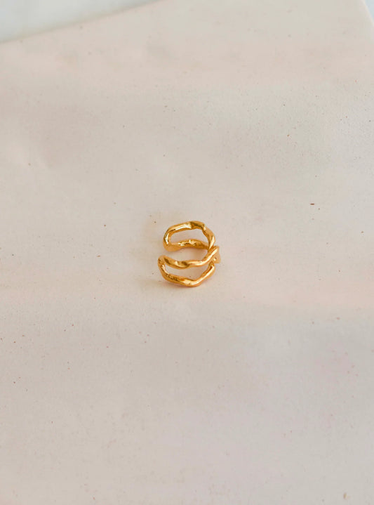 Ear Cuff Horizon Double - Judith Benita