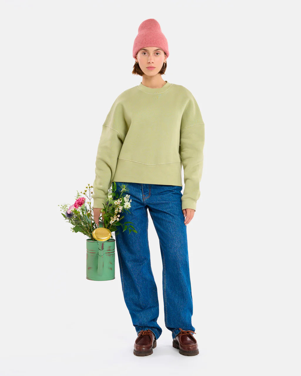 Sweatshirt Fran Misty Green - HomeCore
