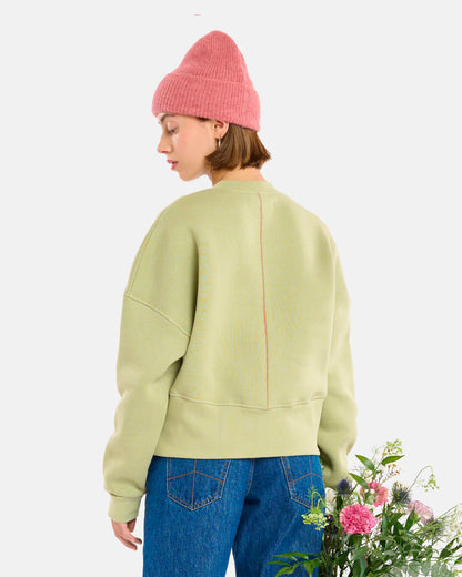 Sweatshirt Fran Misty Green - HomeCore
