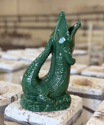 Carafe Krokigluck Vert Foncé - Wade Ceramics