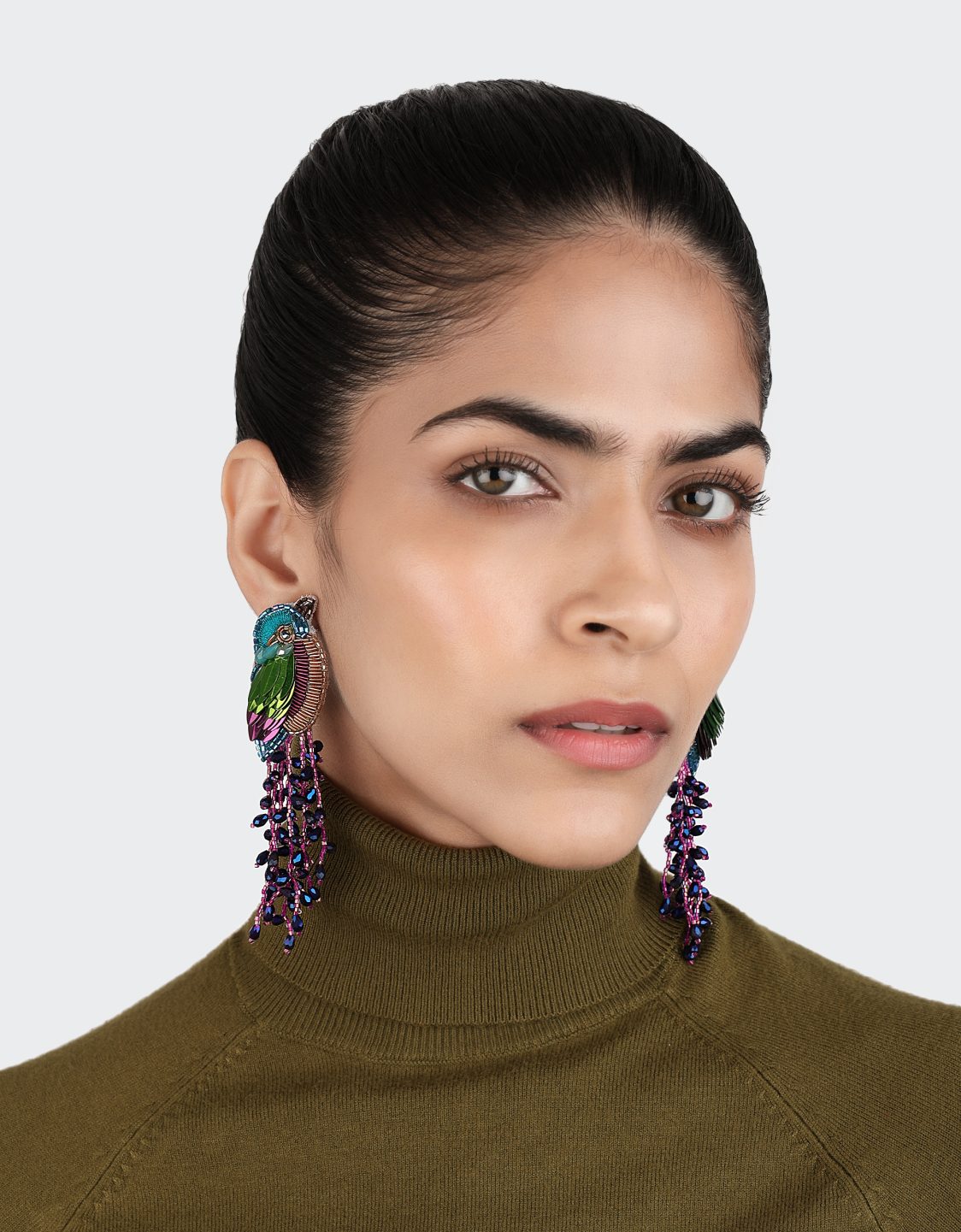 Boucles d'oreilles Kingfisher - Olivia Dar