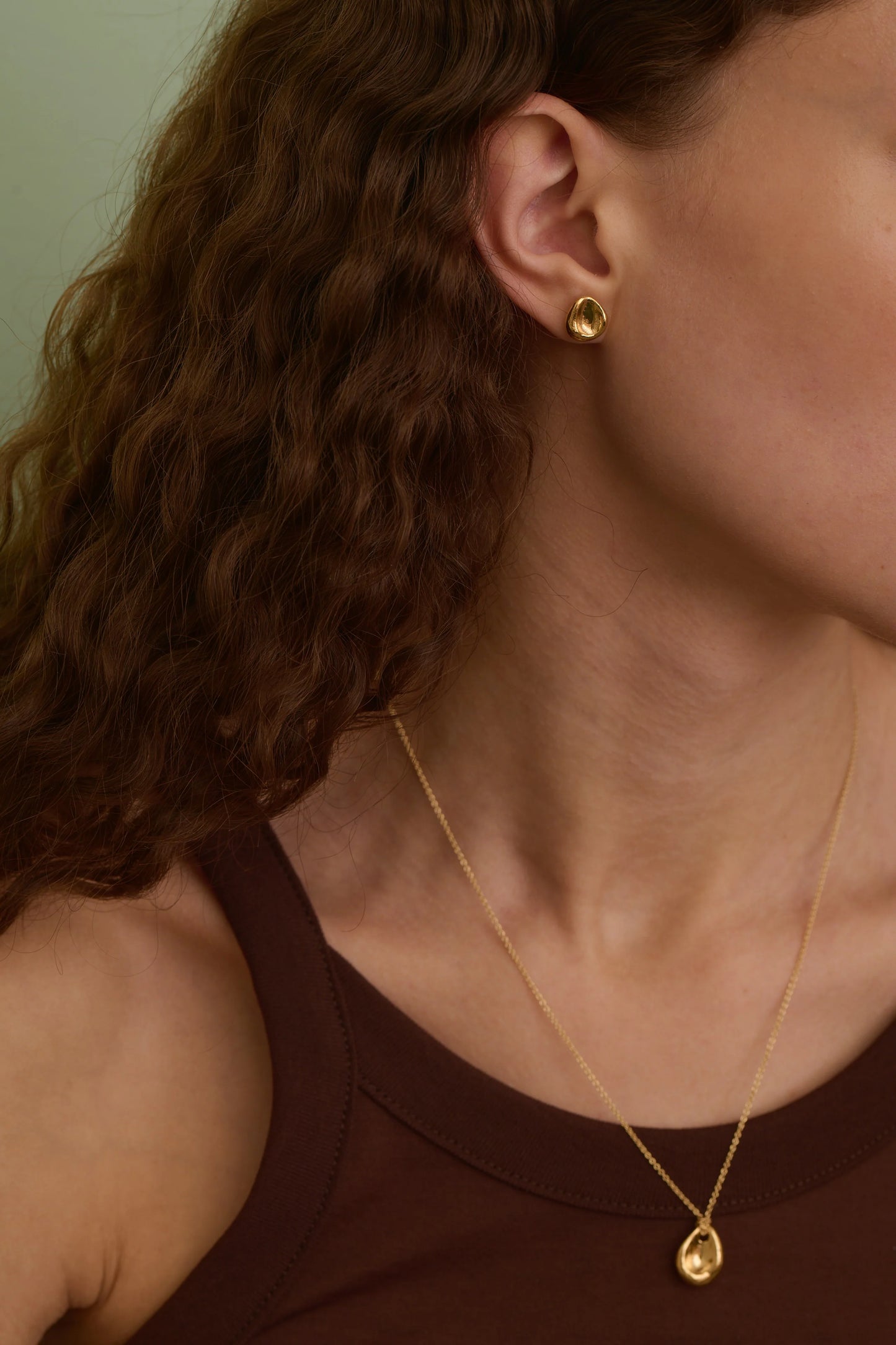 Boucle d'oreille ligne intemporelle - Soeur