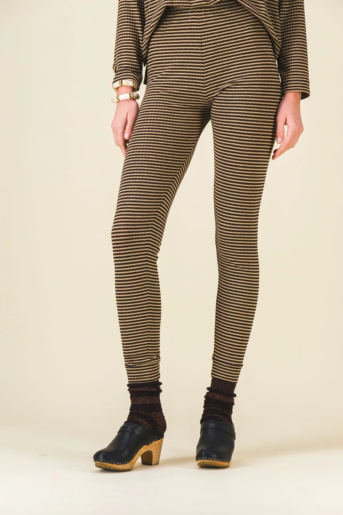 Legging Pimprenelle Doré - Sixsoeurs