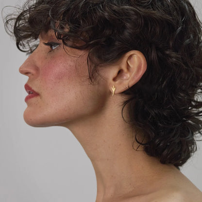 Boucles d'oreilles Puces Fenouil - Nadja Carlotti