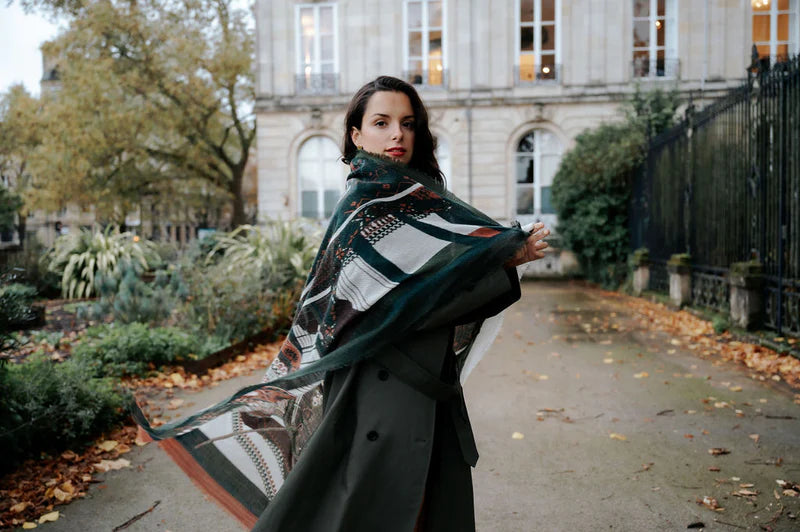 Foulard Sous le Ciel de Paris Laine - Petrusse