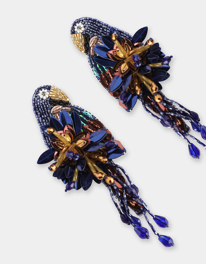 Boucles d'oreilles Parrot - Olivia Dar