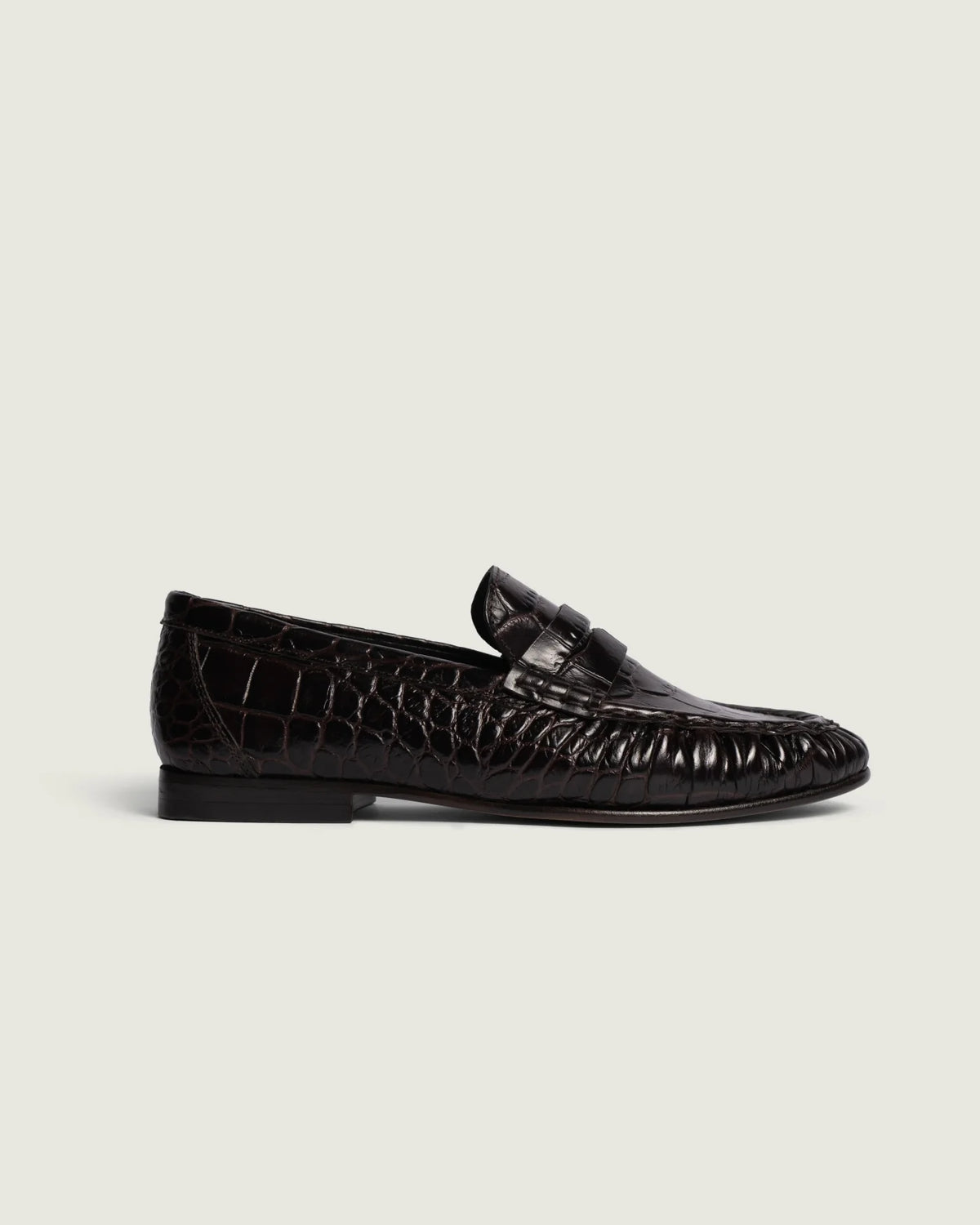 Mocassins Penny Wrinkle Croco - Posa