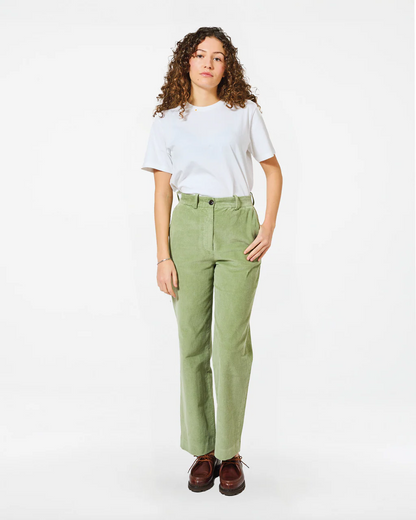 Pantalon Smokey Cord Misty Green - HomeCore
