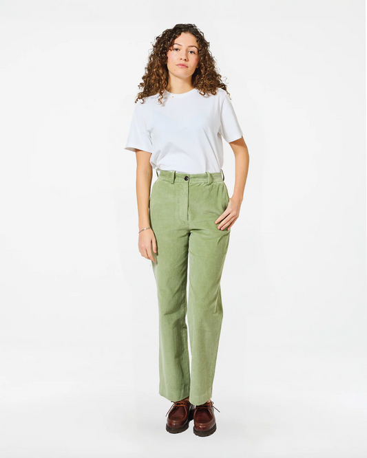 Pantalon Smokey Cord Misty Green - HomeCore