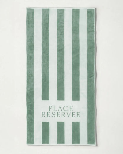 Grand drap de plage - Place réservée