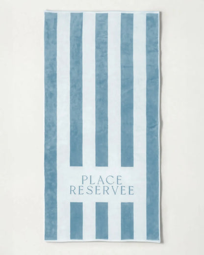 Grand drap de plage - Place réservée