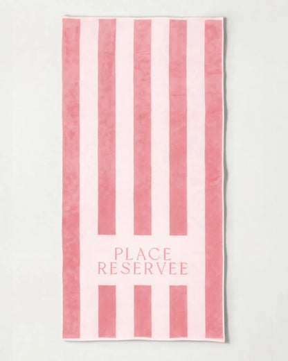 Grand drap de plage - Place réservée