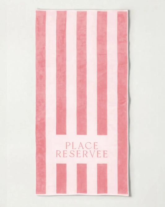 Grand drap de plage - Place réservée