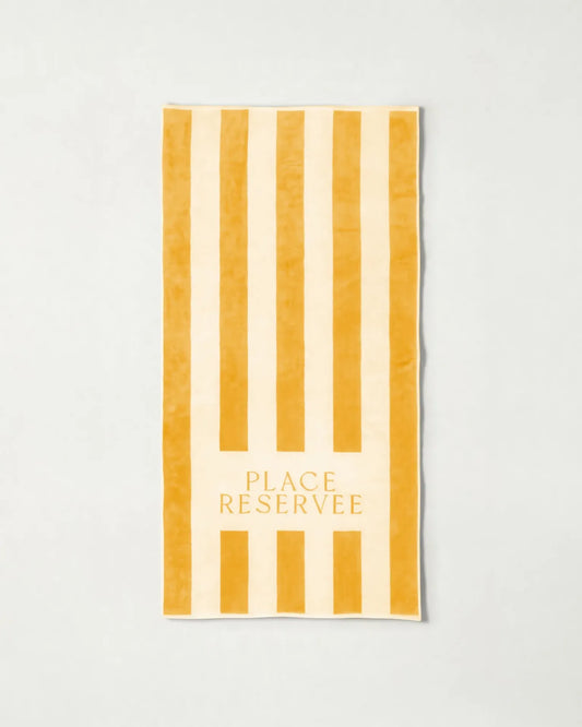 Petit drap de plage - Place réservée