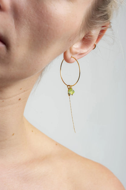 Boucles d'oreilles Vipy asymétriques - Murielle Perrotti