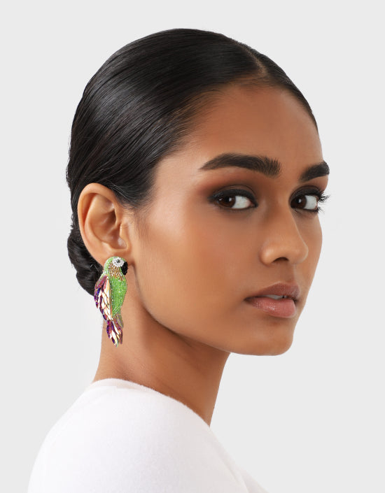 Boucles d'oreilles Ara - Olivia Dar